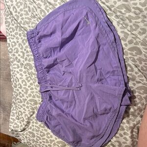 Nike Purple Athletic Shorts Lightweight and Elastic